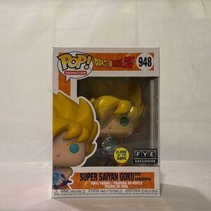 Funko Pop Dragon Ball Z #948 Super Saiyan Goku – Glow FYE Exclusive